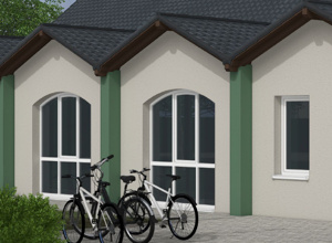 Fassadensanierung der Hüssenberg-Halle