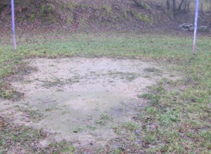 Sanierung und Pflege vom Sportplatz in Gresgen