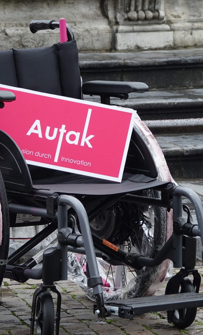 Treppensteigender Rollstuhl aus Aachen