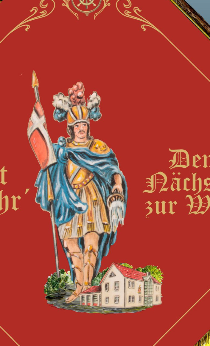 Neue Fahne zum 151-jährigen Vereinsjubiläum der FFW Aldersbach