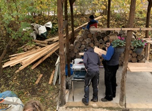 Wildzaun für die Jugendschule Strausberg