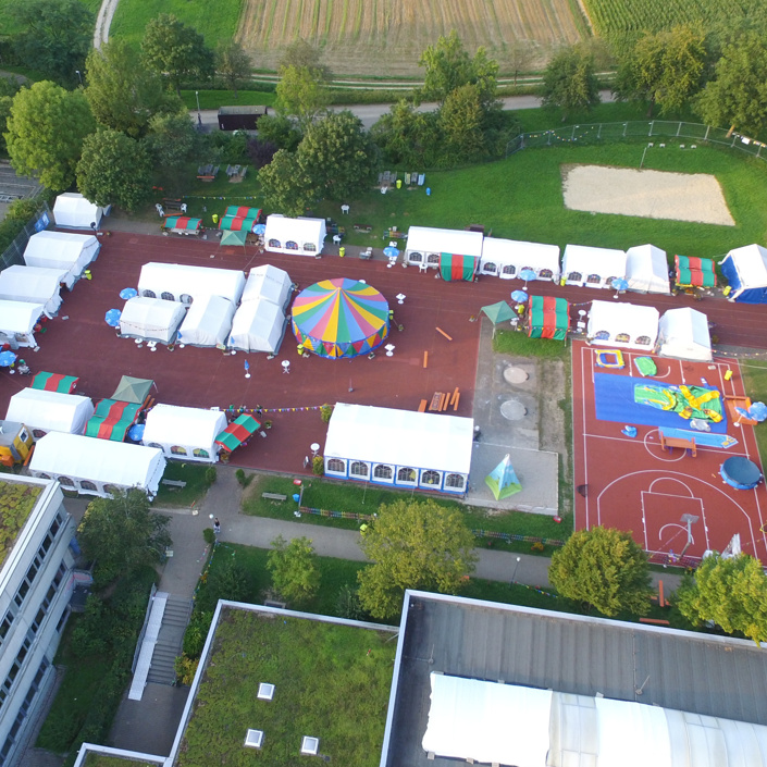 Büroanhänger für Rainbow City