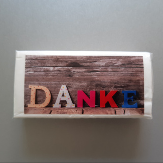 Papiertaschentücher &quot;DANKE&quot;