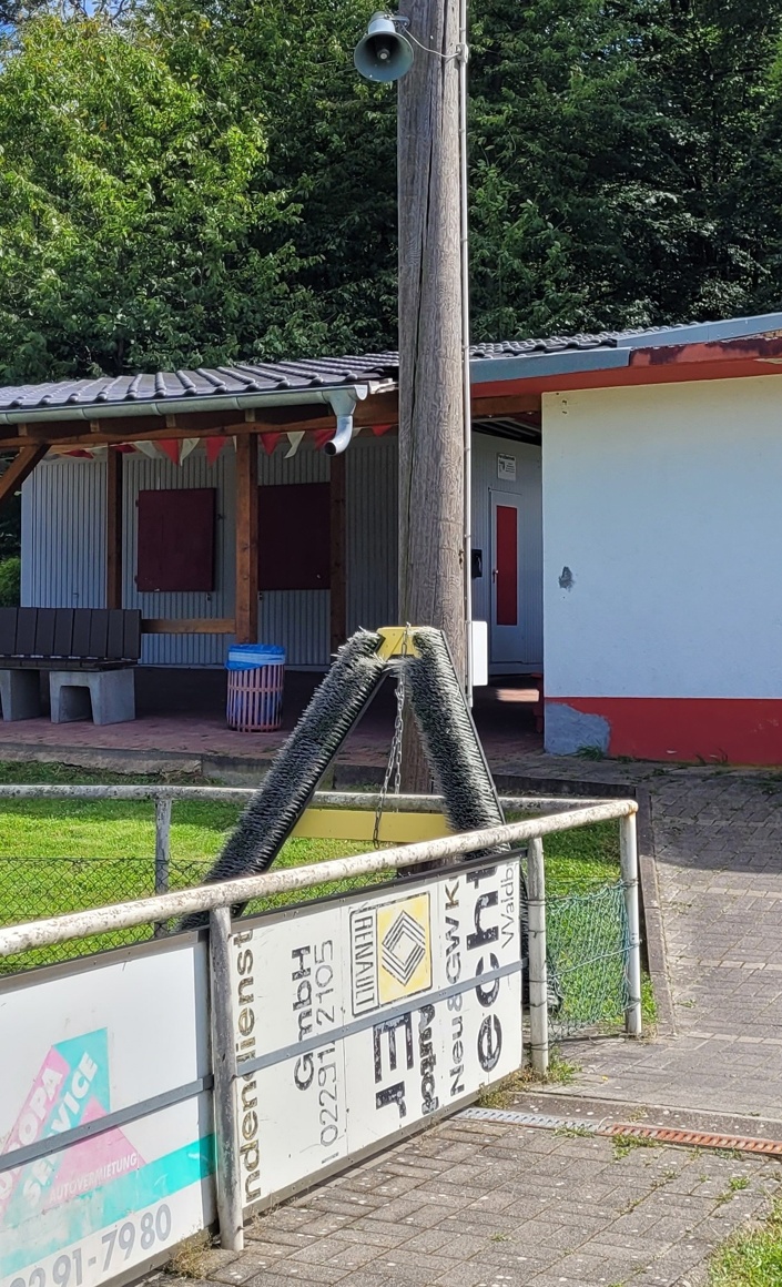 Umkleidekabinen für SpVg Rossenbach