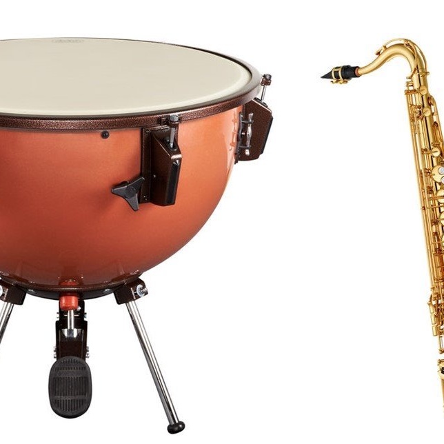 Neuanschaffung einer Pauke und eines Tenorsaxophons