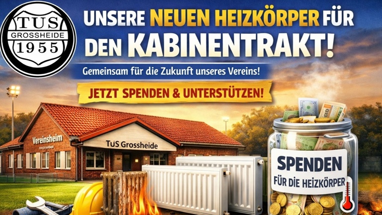 Energieeffiziente Heizkörpersanierung beim TuS Großheide e.V.