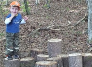 Tipi-Dach für den Waldkindergarten