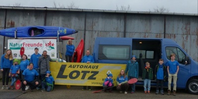 Natursport Kajakfahren: Kleinbus EMIL 2