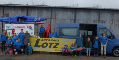 Natursport Kajakfahren: Kleinbus EMIL 2