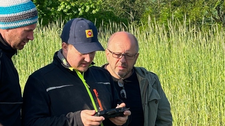 Kitz- und Wildtierrettung mit Hilfe einer Drohne