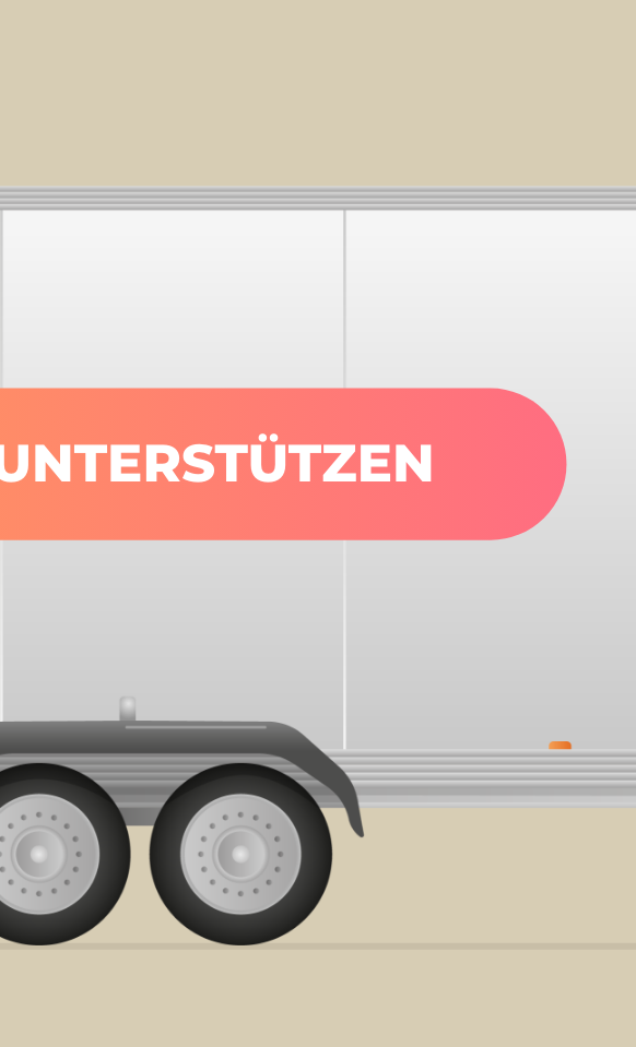 Ein Anhänger für die Flohmarktscheune Wittmund