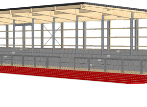 Tribünenüberdachung Sportzentrum Anzing