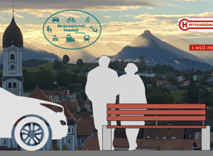 Mitfahrbänkle in Nesselwang: Mobilität - einfach für alle
