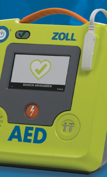 Defibrillator für die Mittelschule Geisenhausen
