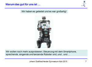 Technikförderung für Mädchen am Herder-Gymnasium