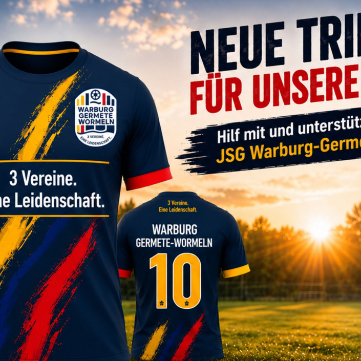 Neue Trikots für unsere Jugend! JSG Warburg-Germete-Wormeln
