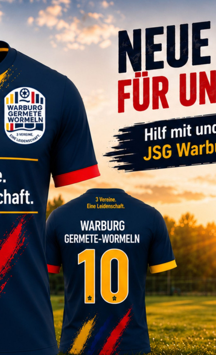 Neue Trikots für unsere Jugend! JSG Warburg-Germete-Wormeln