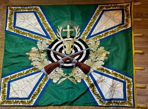 Restaurierung der Korpsfahne Grünes Korps der Bürgergilde Munster e.V.