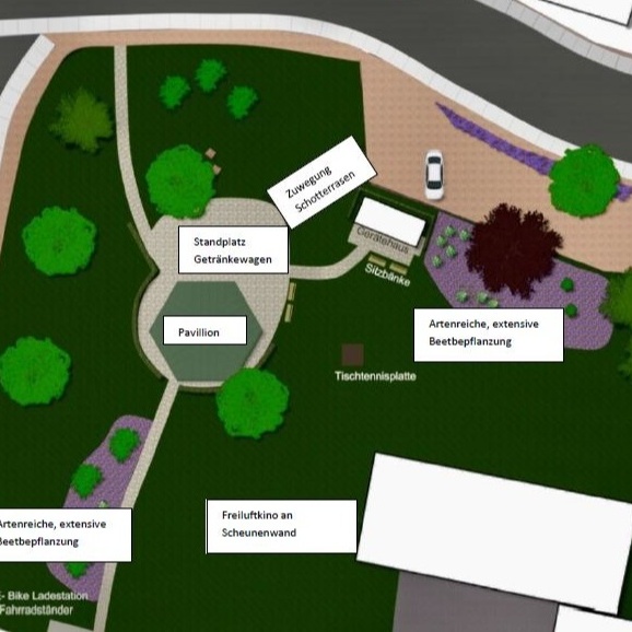 2500 m² Gemeinschaft