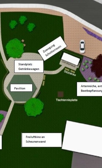 2500 m² Gemeinschaft