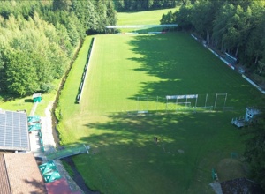Neubau Flutlicht Fußball Wittibreut