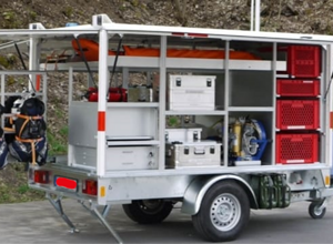 Der dringend benötigte Tauchanhänger der DLRG Diez e.V.