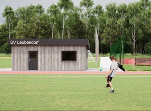 Errichtung einer neuen Materialhütte für den SV Leobendorf