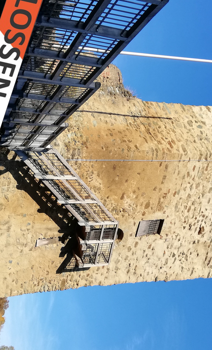 Burg Frauenstein - Ohne Treppe gehts nicht rein