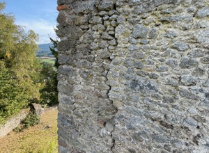 Sanierung der Burgruine auf dem Hofberg in Haibach