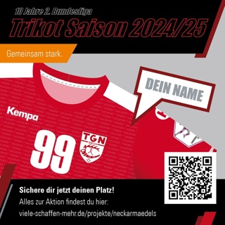 Dein Name auf dem Trikot der Saison 24/25