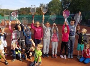 Auch im Winter Tennis spielen