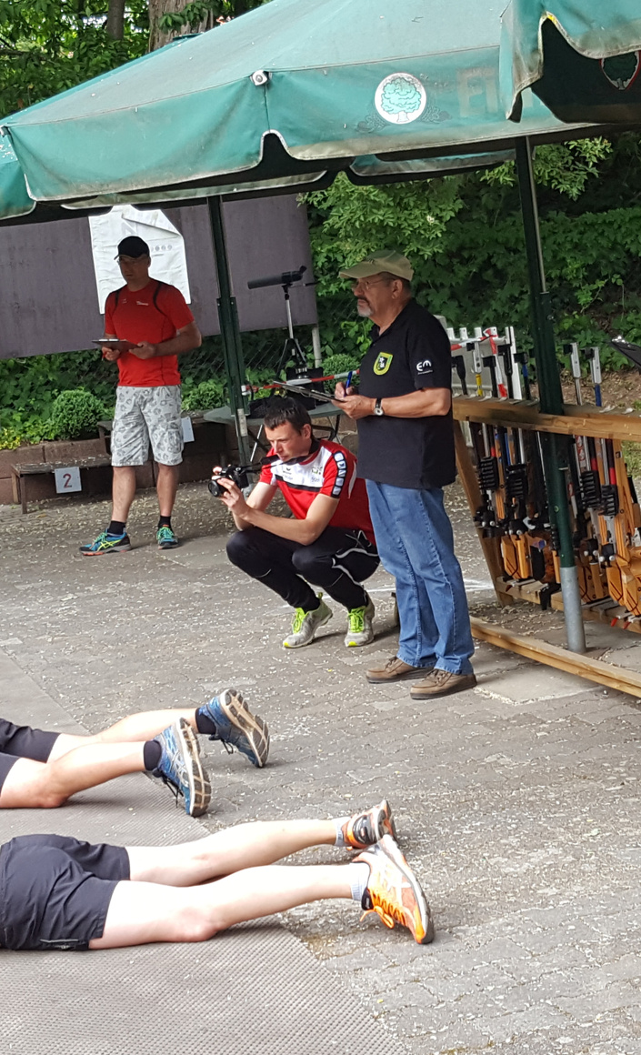 Zieleinheiten für unseren Sommerbiathlonstand