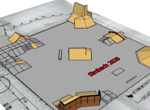 Umbau des Skatepark in Simbach am Inn