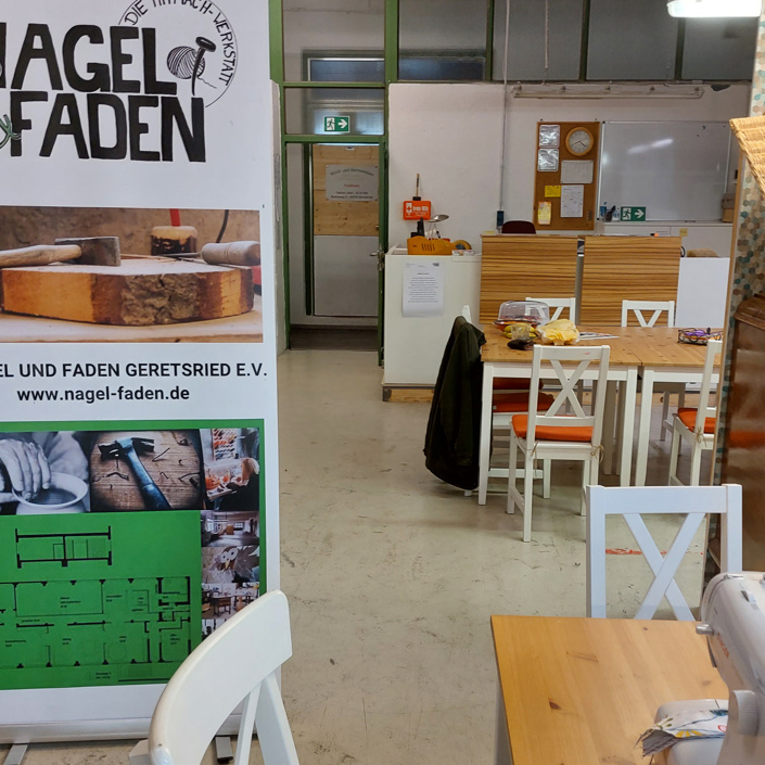 Ausbau der Mitmachwerkstatt Nagel und Faden