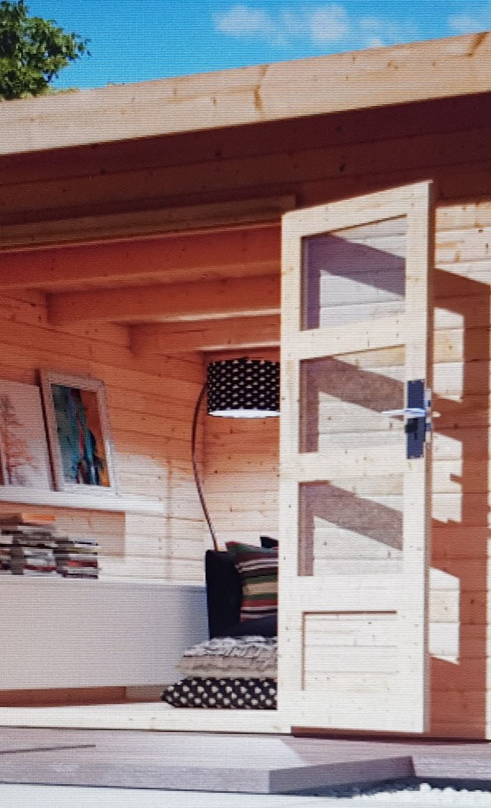 Werkstatt in der Holzhütte