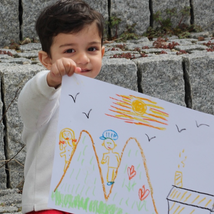 Bergerlebnistag für Kinder mit familiärer Fluchtgeschichte