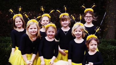 Gardekostüme für die KG Fantastic Kindertanzgarde Sendenhorst