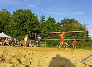Audio-System für Beachvolleyball-Anlage