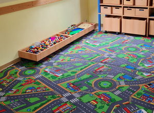 Ein gemütlicher Teppich für unser Spielzimmer
