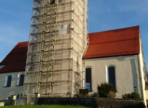 Kirchturmrenovierung Pfarrkirche Mariä Himmelfahrt