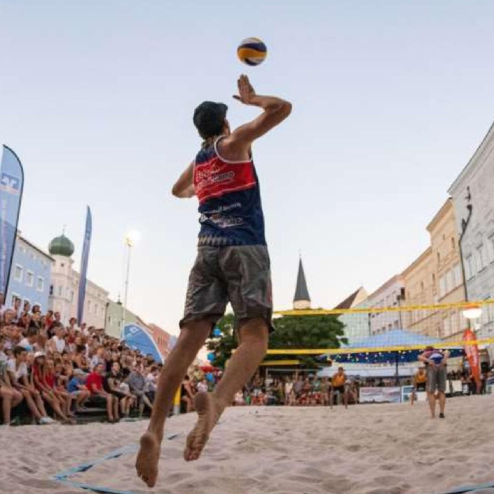Bau der neuen Beachvolleyball  Anlage für den TSV Mühldorf e.V.