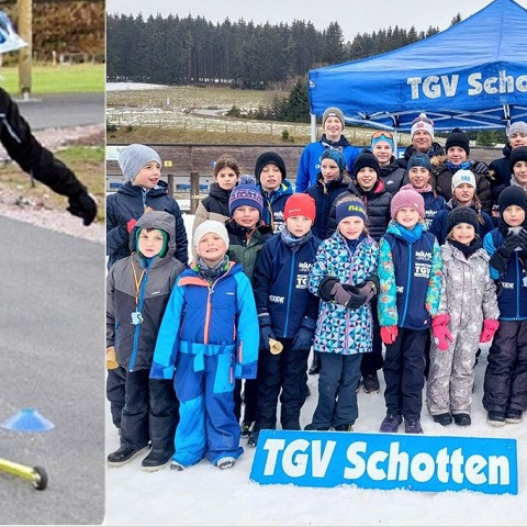 Rollski-Ausrüstung für die Ski-Kids des TGV Schotten
