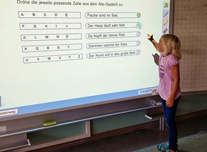 Digitales Whiteboard für Grundschule Wilnsdorf