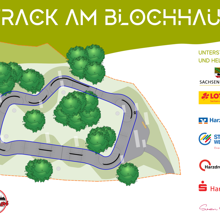 Bau Pumptrack am Blochhauer Ilsenburg