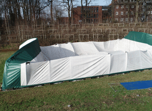Wiederaufbau Batting Cage