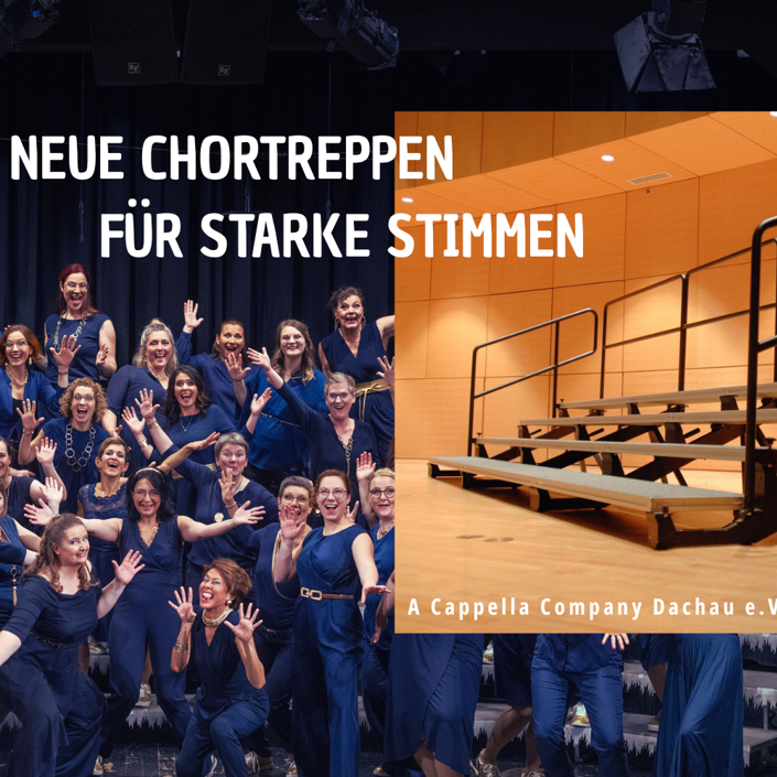 Neue Chortreppen für starke Stimmen