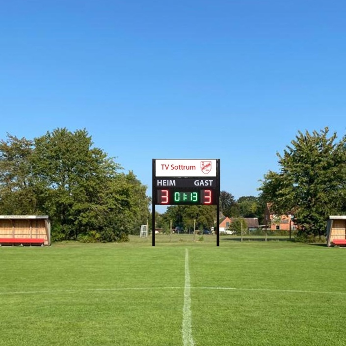 Anzeigetafel Sportplatz Sottrum Alte Dorfstraße
