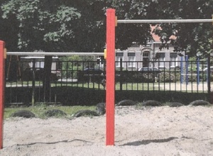 Ein Spielplatz für die Tennisanlage