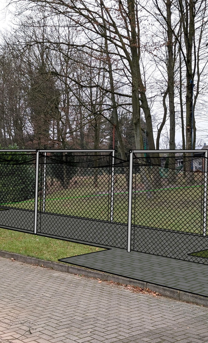 Batting Cage für die Bottrop Blackjacks