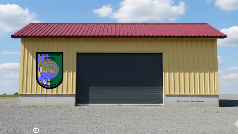 Neubau einer Lagerhalle für den Sportanglerverein Eschenbach e.V.